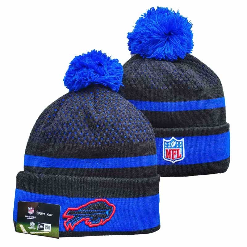Bills Team Logo Black and Royal Pom Cuffed Knit Hat YD,We sell and wholesale Bills Team Logo Black and Royal Pom Cuffed Knit Hat YD on line form chian!